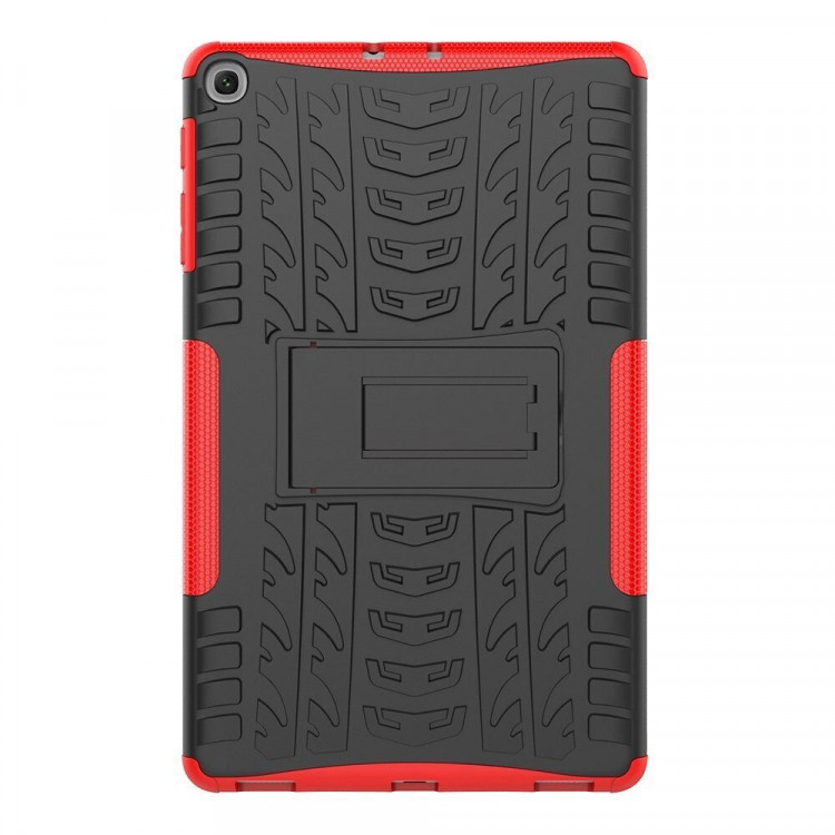 Чехол Hybrid Armor для Samsung Galaxy Tab A 10.1 (2019) SM-T510 / SM-T515 (черный + красный)
