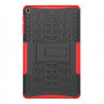 Чехол Hybrid Armor для Samsung Galaxy Tab A 10.1 (2019) SM-T510 / SM-T515 (черный + красный)