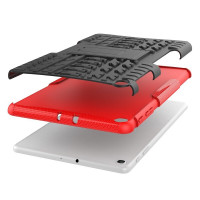 Чехол Hybrid Armor для Samsung Galaxy Tab A 10.1 (2019) SM-T510 / SM-T515 (черный + красный)