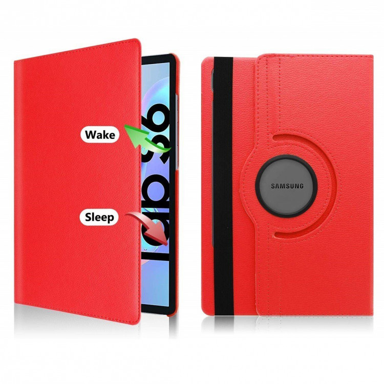 Поворотный чехол для Samsung Galaxy Tab S6 SM-T860 / SM-T865 (красный)