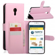 Чехол с визитницей для Meizu M3 Note (розовый)