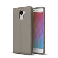 Чехол-накладка Litchi Grain для Xiaomi Redmi 4 (серый)