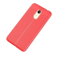 Чехол-накладка Litchi Grain для Xiaomi Redmi 5 Plus (красный)