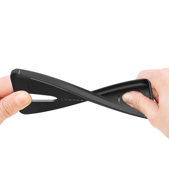 Чехол-накладка Litchi Grain для Xiaomi Redmi 5 Plus (красный)