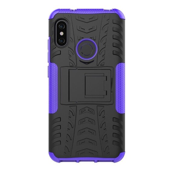 Чехол Hybrid Armor для Xiaomi Mi A2 Lite / Redmi 6 Pro (черный + фиолетовый) Чехол Hybrid Armor для Xiaomi Mi A2 Lite / Redmi 6 Pro (черный + фиолетовый)