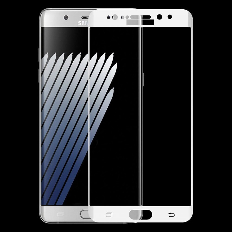 Защитное стекло 3D для Samsung Galaxy Note 7 (белый)