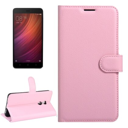 Чехол с визитницей для Xiaomi Redmi Note 4X (розовый)