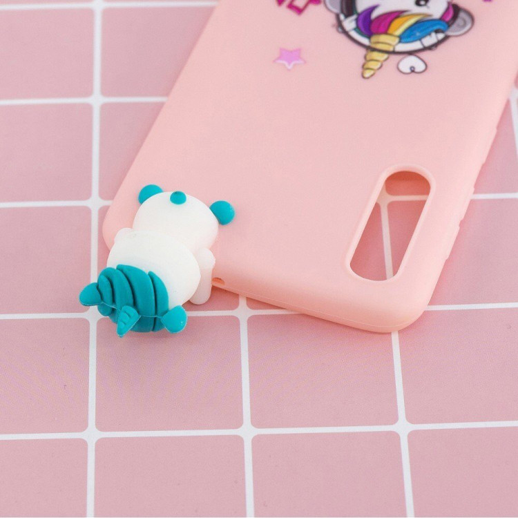 Силиконовый чехол 3D для Samsung Galaxy A50 / Galaxy A50s / Galaxy A30s (Unicorn Enjoying Music)