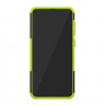 Чехол Hybrid Armor для Samsung Galaxy A30 / Galaxy A20 (черный + зеленый)