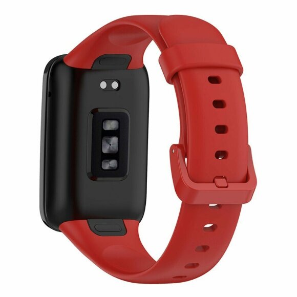 Силиконовый ремешок для Xiaomi Smart Band 7 Pro (красный)