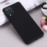 Силиконовый чехол Mobile Shell для Samsung Galaxy A12 (черный)