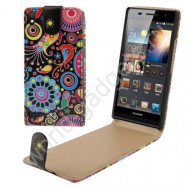 Вертикальный чехол Flower для Huawei Ascend P6 Вертикальный чехол Flower для Huawei Ascend P6