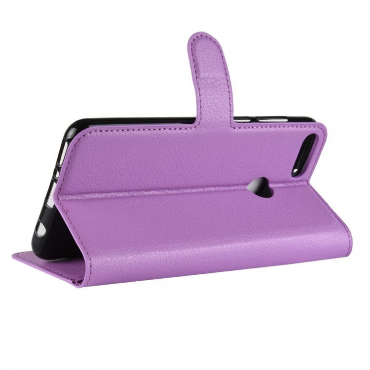 Чехол с визитницей для Huawei Y9 (2018) / Enjoy 8 Plus (фиолетовый)