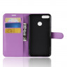 Чехол с визитницей для Huawei Y9 (2018) / Enjoy 8 Plus (фиолетовый)
