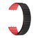 Ремешок для Samsung Galaxy Fit 3 Magnetic Silicone (черный, красный)