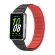 Ремешок для Samsung Galaxy Fit 3 Magnetic Silicone (черный, красный)
