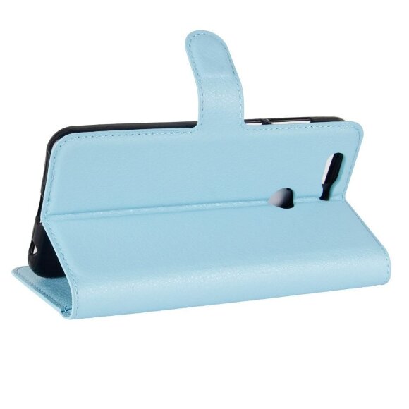 Чехол с визитницей для Huawei Nova 2 Plus (голубой) Чехол с визитницей для Huawei Nova 2 Plus (голубой)