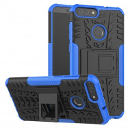 Чехол Hybrid Armor для Huawei P Smart / Enjoy 7S (черный + голубой) Чехол Hybrid Armor для Huawei P Smart / Enjoy 7S (черный + голубой)