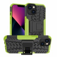 Чехол Hybrid Armor для iPhone 14 (черный + зеленый) Чехол Hybrid Armor для iPhone 14 (черный + зеленый)