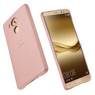 Кожаная накладка LENUO для Huawei Mate 8 (розовый)
