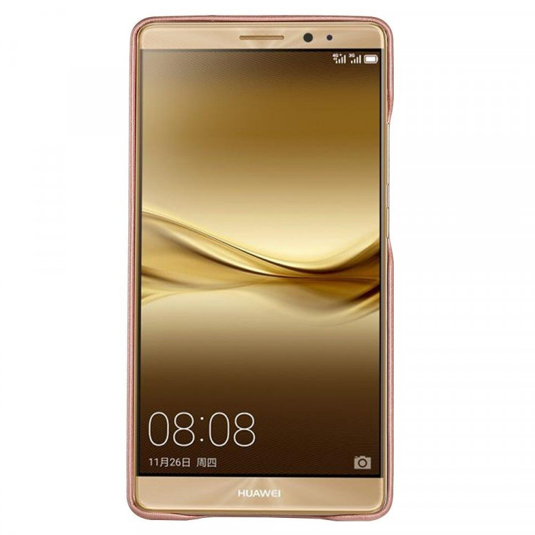 Кожаная накладка LENUO для Huawei Mate 8 (розовый)
