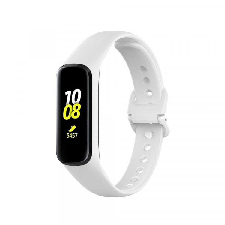 Силиконовый ремешок для Samsung Galaxy Fit 2 SM-R220 (белый)