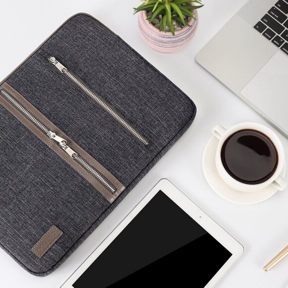 Тканевый чехол DOMISO для ноутбука и Macbook 13,3 дюйма (LP11 серый)