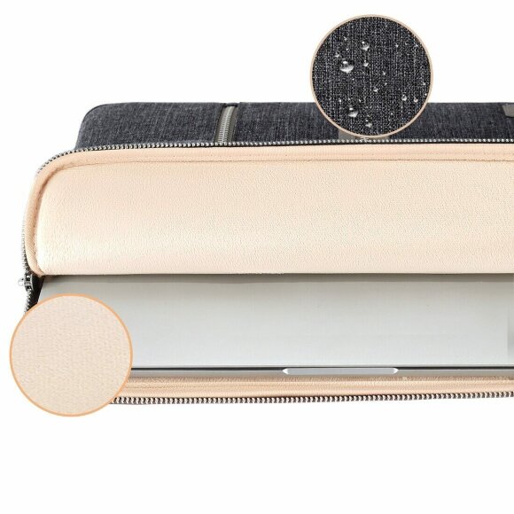 Тканевый чехол DOMISO для ноутбука и Macbook 13,3 дюйма (LP11 серый)