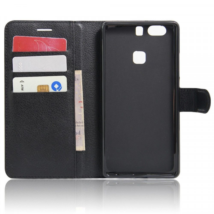 Чехол с визитницей для Huawei P9 Plus (черный)