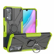 Чехол Armor Shockproof Ring Holder для  Infinix Note 11, Infinix NOTE 12 G88 (черный + зеленый) Чехол Armor Shockproof Ring Holder для  Infinix Note 11, Infinix NOTE 12 G88 (черный + зеленый)