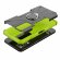 Чехол Armor Shockproof Ring Holder для  Infinix Note 11, Infinix NOTE 12 G88 (черный + зеленый)