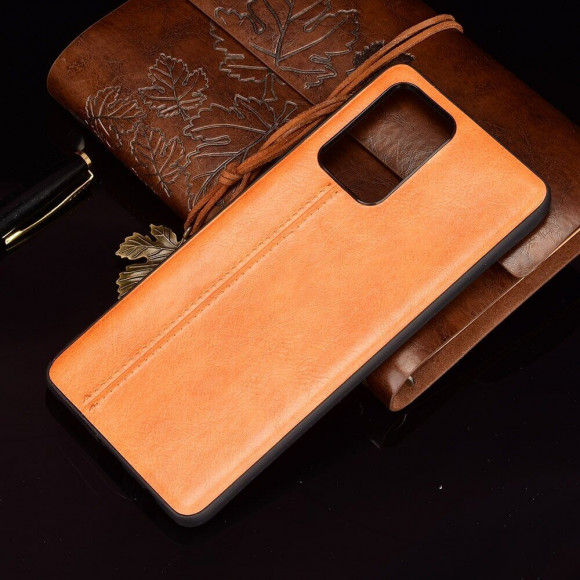 Чехол из экокожи для Infinix Note 10 Pro (оранжевый) Чехол из экокожи для Infinix Note 10 Pro (оранжевый)