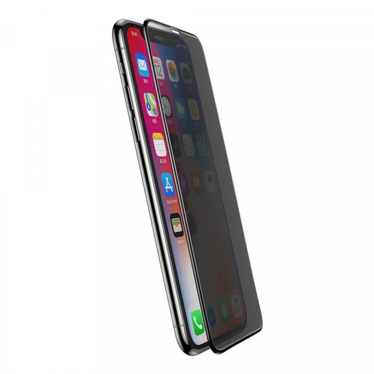 Защитное стекло Baseus 3D ANTI-SPY для iPhone 11 / iPhone XR