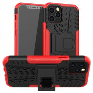 Чехол Hybrid Armor для iPhone 12 / iPhone 12 Pro (черный + красный) Чехол Hybrid Armor для iPhone 12 / iPhone 12 Pro (черный + красный)