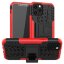 Чехол Hybrid Armor для iPhone 12 / iPhone 12 Pro (черный + красный)