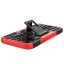 Чехол Hybrid Armor для iPhone 12 / iPhone 12 Pro (черный + красный)