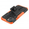 Чехол Hybrid Armor для iPhone 13 mini (черный + оранжевый)