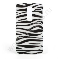 Пластиковый чехол Zebra для LG G2