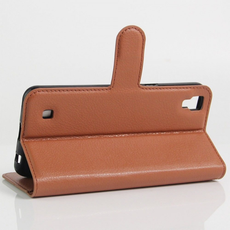 Чехол с визитницей для LG X Power K220DS  (коричневый)