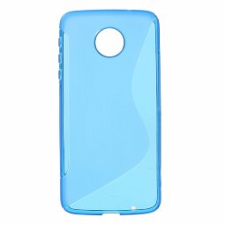 Нескользящий чехол для Motorola Moto Z (голубой)
