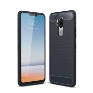 Чехол-накладка Carbon Fibre для LG G7 ThinQ / LG G7 (темно-синий) Чехол-накладка Carbon Fibre для LG G7 ThinQ / LG G7 (темно-синий)