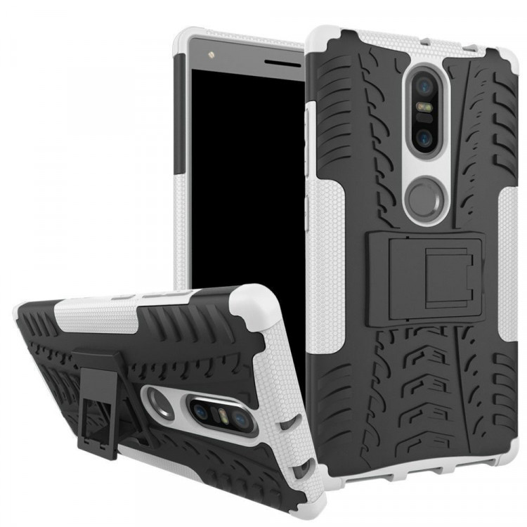 Чехол Hybrid Armor для Lenovo Phab 2 Plus (черный + белый)