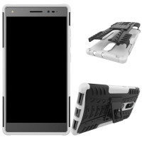 Чехол Hybrid Armor для Lenovo Phab 2 Plus (черный + белый)