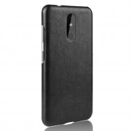 Кожаная накладка-чехол для Nokia 3.2 (черный) Кожаная накладка-чехол для Nokia 3.2 (черный)