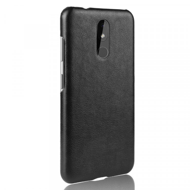 Кожаная накладка-чехол для Nokia 3.2 (черный)