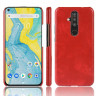 Кожаная накладка-чехол для Nokia X71 (красный)