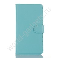 Чехол с визитницей для Asus Zenfone Zoom ZX551ML / ZX550ML (голубой)