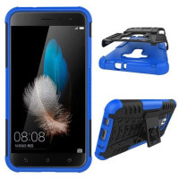Чехол Hybrid Armor для ASUS Zenfone 3 ZE520KL (черный + голубой)