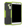 Чехол Hybrid Armor для Zenfone 3 Max ZC553KL (черный + зеленый)