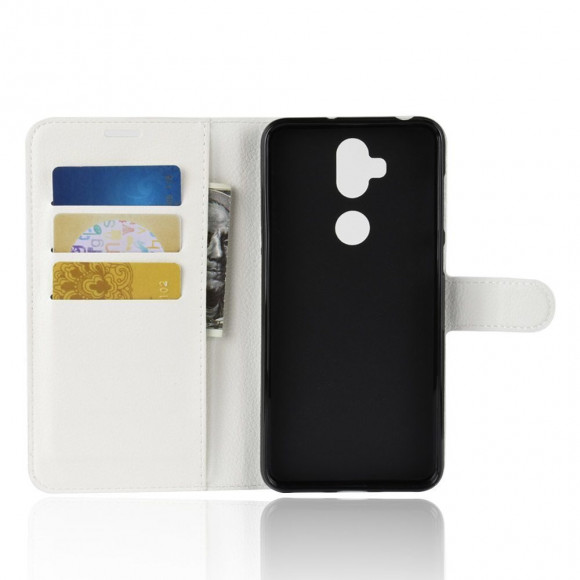 Чехол с визитницей для Asus ZenFone 5 Lite ZC600KL (белый) Чехол с визитницей для Asus ZenFone 5 Lite ZC600KL (белый)